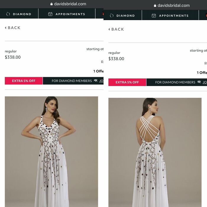 Okay, David’s Bridal. What Is This Nonsense?