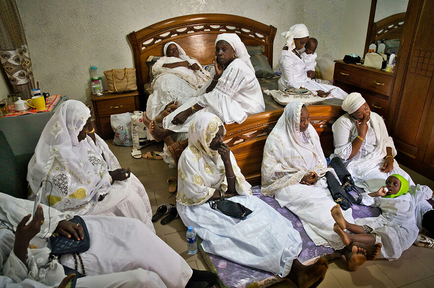 "Women Gather In A Room During The 'Appelle Des Layenes'"