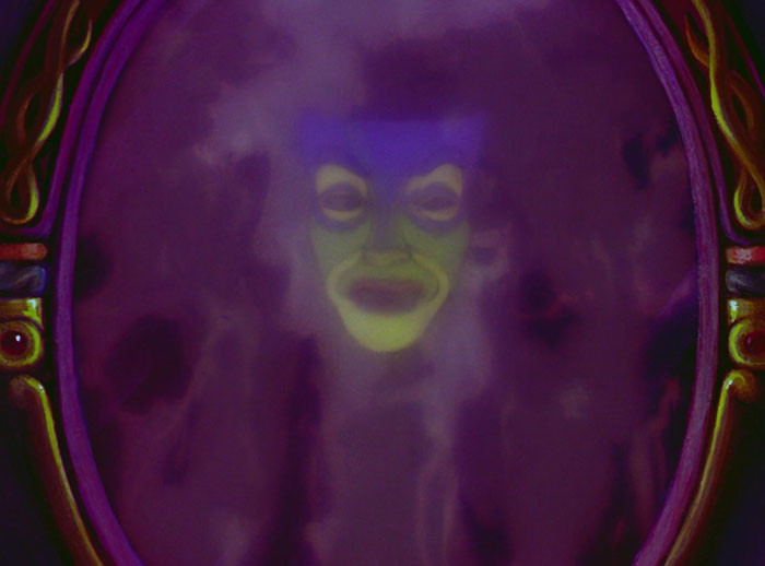 The mirror with mask from Snow White