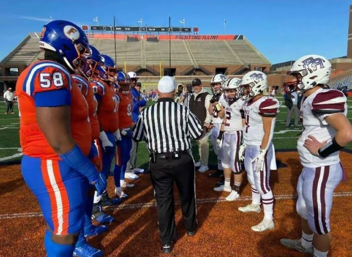 Small High School vs. Big High School In The State Championship Game Last Saturday (Illinois)