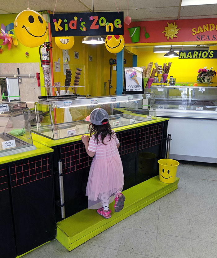 This Step So The Kids Can See The Ice Cream