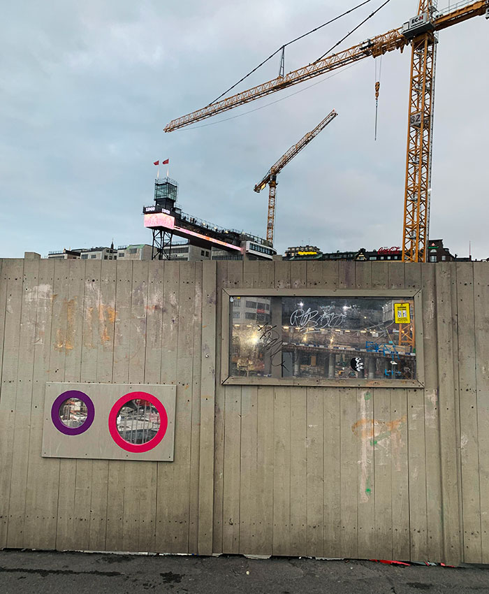 These Special, Short Windows For Curious Children To See The Construction Site