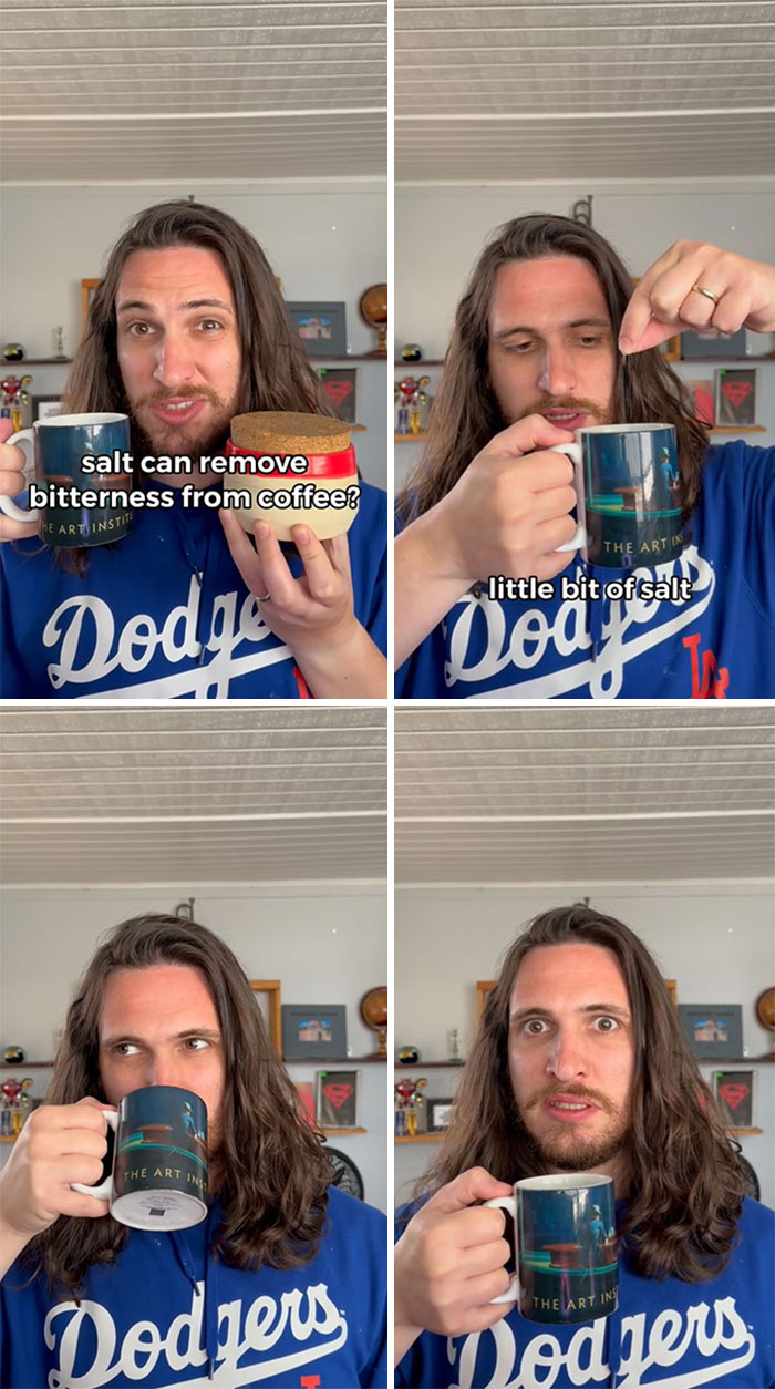 Salt Can Remove Bitterness From Coffee