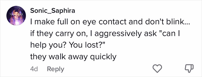 TikTok User Says The Most Powerful Tool Against Creepy Men Is Your Body Language, And 18 Others Chime In With Their Tips