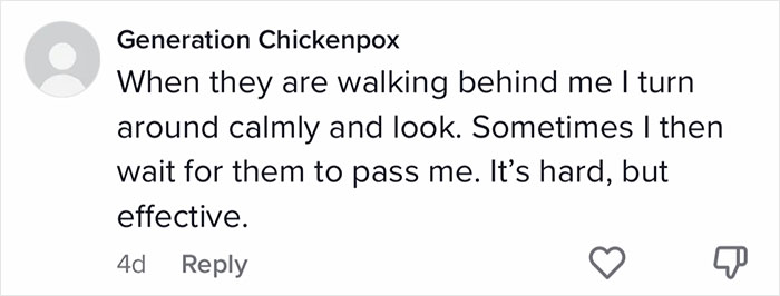 TikTok User Says The Most Powerful Tool Against Creepy Men Is Your Body Language, And 18 Others Chime In With Their Tips