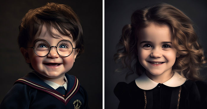 I Used An AI Image Generator To Turn Harry Potter Characters Into Toddler Versions Of Themselves