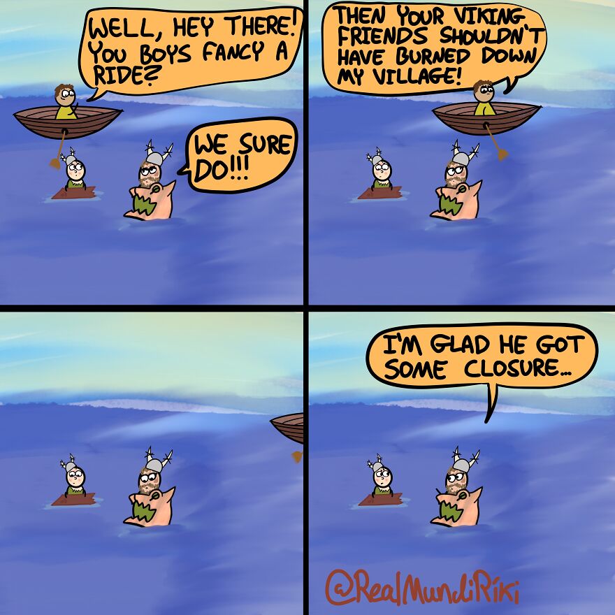 Here's My Funny Comic Series About A Surprisingly Successful Viking Raid (17 New Pics)