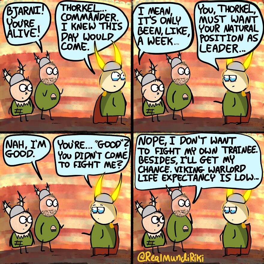 Here's My Funny Comic Series About A Surprisingly Successful Viking Raid (17 New Pics)