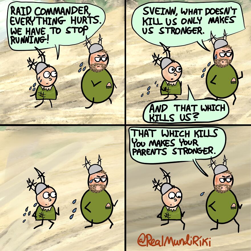 Here's My Funny Comic Series About A Surprisingly Successful Viking Raid (17 New Pics)