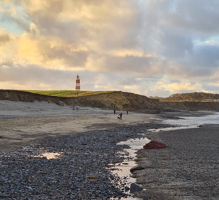 Holkham beach in North Norfolk, UK