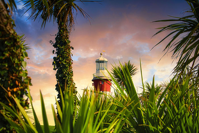 Smeaton's tower in Plymouth, England