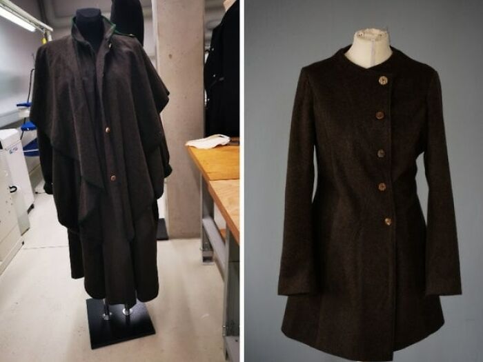 Used Grandma's Old Wool Coat To Make A New One