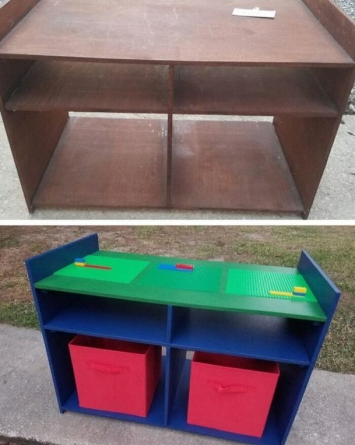 Roadside Trash = LEGO Play Table :)