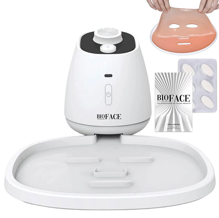 facial mask machine with collagen tablets