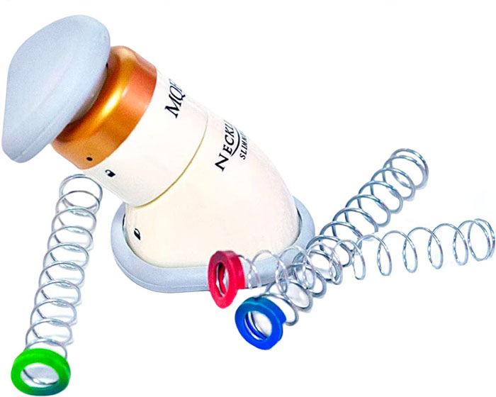 jawline exerciser with three springs