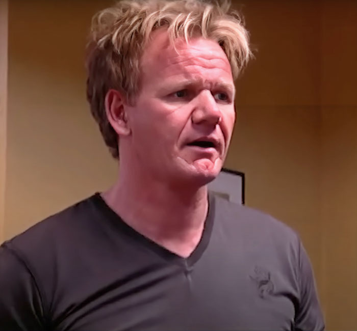 Gordon Ramsay looking surprised