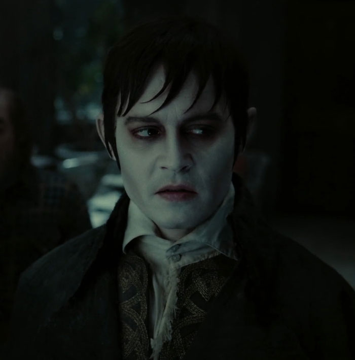 Vampire looking to the side 