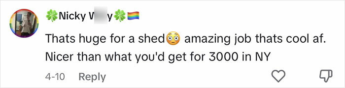 Woman Comes Up With Creative Idea To Save On Rent And Have Her Own Space, Goes Viral