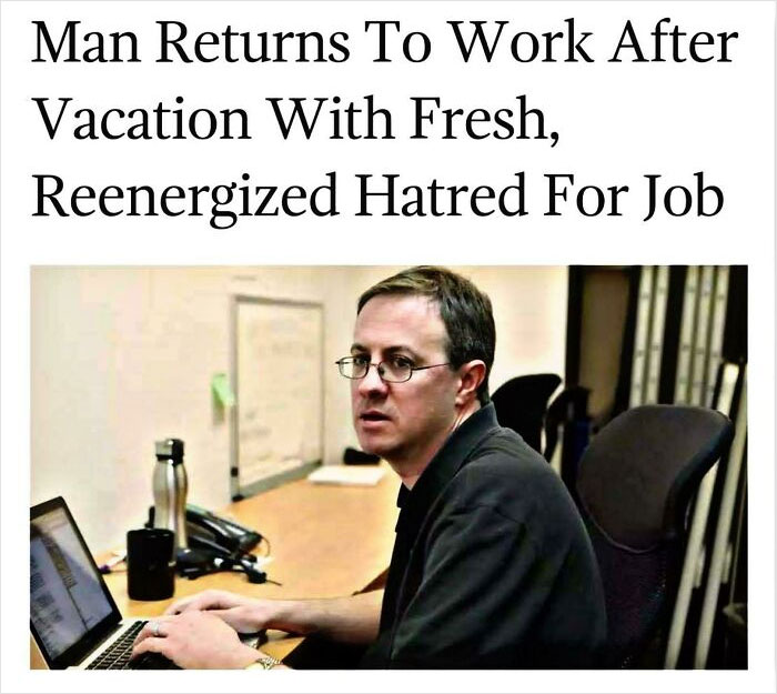 Man Returns To Work