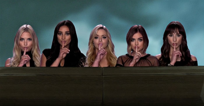 Scene from "Pretty Little Liars" movie