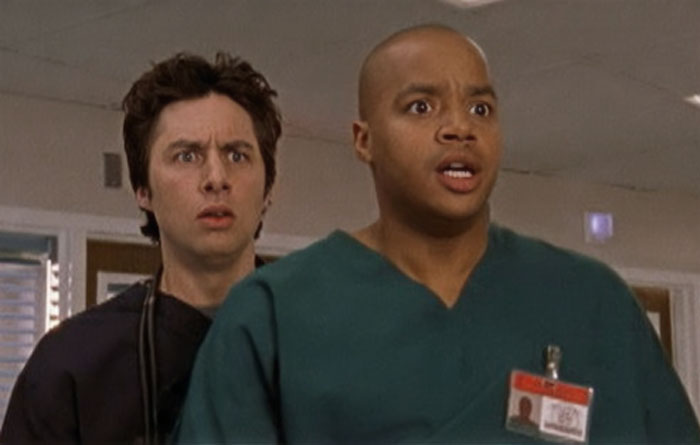 Scene from "Scrubs" movie