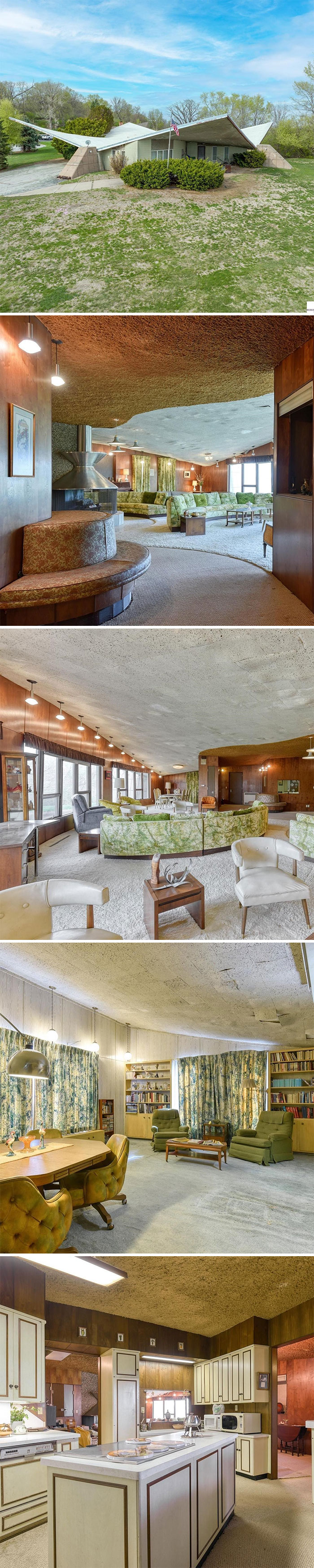 Here’s A Perfect Historic Mid-Century Modern, Known As The “Flying Nun House” 