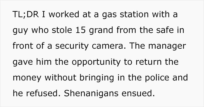 Usually Chill Manager Absolutely Livid With Rage After Terrible Employee Steals $15k Out Of The Workplace&rsquo;s Safe
