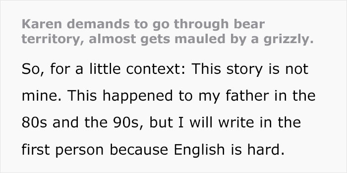 Rude Know-It-All Karen Dares To Trek A Trail Known For Its Bear Sightings, Instant Regret Kicks In
