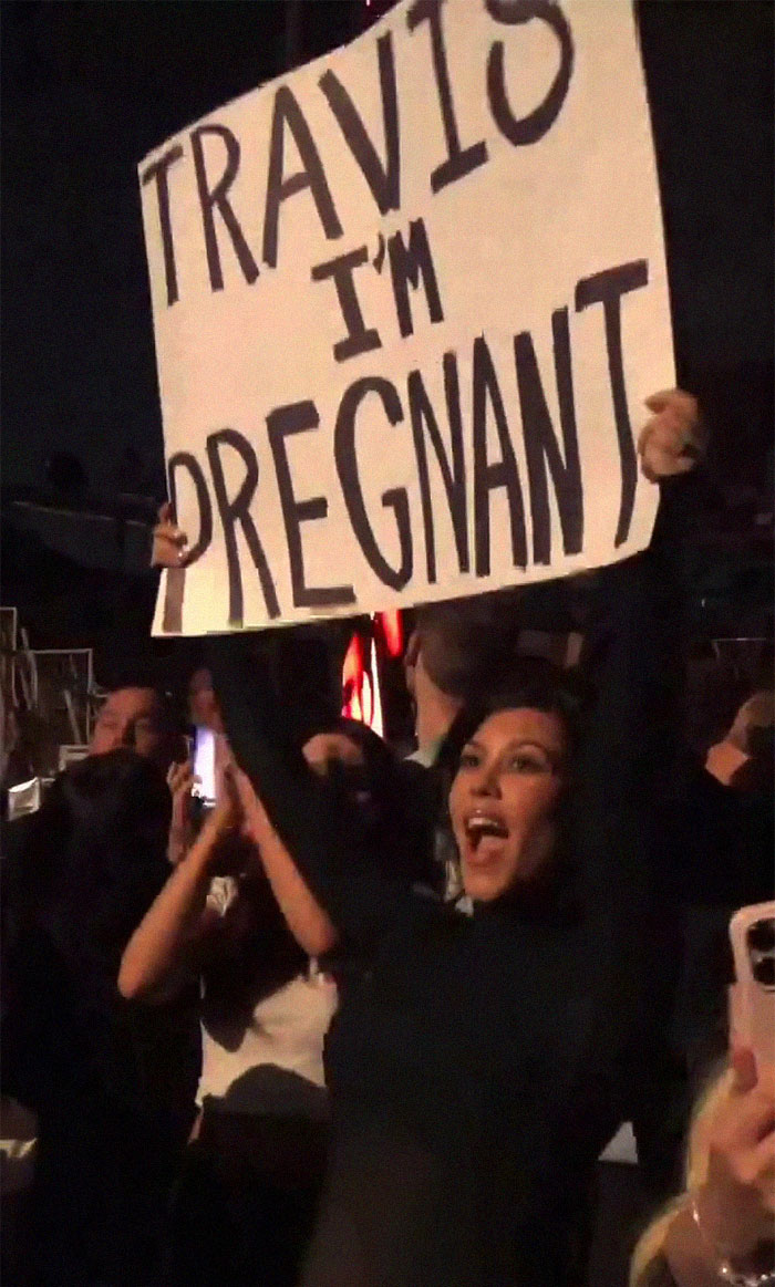44-Year-Old Kourtney Kardashian Announces Her Pregnancy At Blink-182 Concert And Shows Off Her Baby Bump