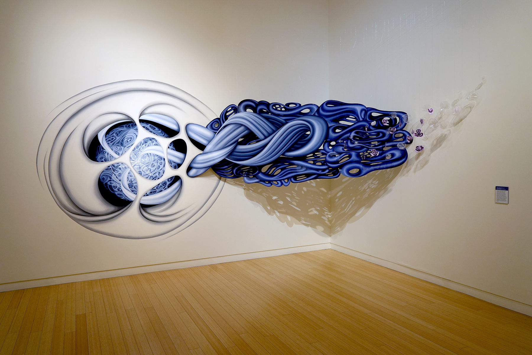 I Make Site-Specific Installations With Acrylic Paint And This One Took Me 23 Hours To Install