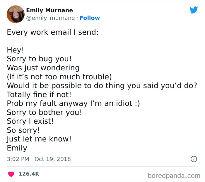 Apologizing For Your Own Existence Is Generally Just The Polite Thing To Do