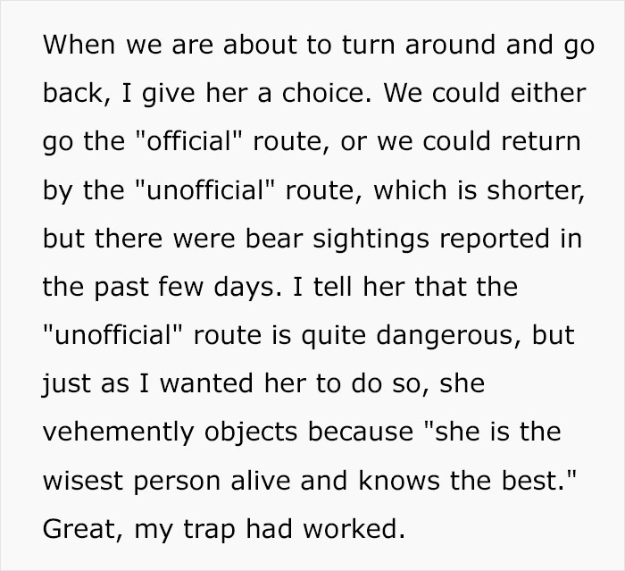 Rude Know-It-All Karen Dares To Trek A Trail Known For Its Bear Sightings, Instant Regret Kicks In