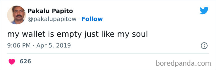 my wallet is empty just like my soul pakalu papito meme