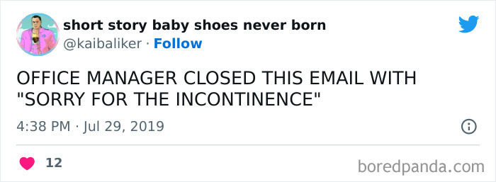 She Just Came Up To Me And Goes "(Chief's Name) Just Told Me To Reread What I Sent Out. I Hate My Life"