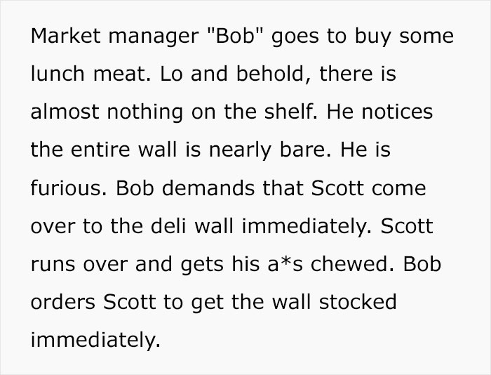 "Enjoy Staying Late To Do My Job&rdquo;: Deli Worker Maliciously Complies, Leaving Manager To Suffer The Consequences