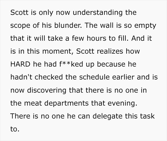 "Enjoy Staying Late To Do My Job&rdquo;: Deli Worker Maliciously Complies, Leaving Manager To Suffer The Consequences