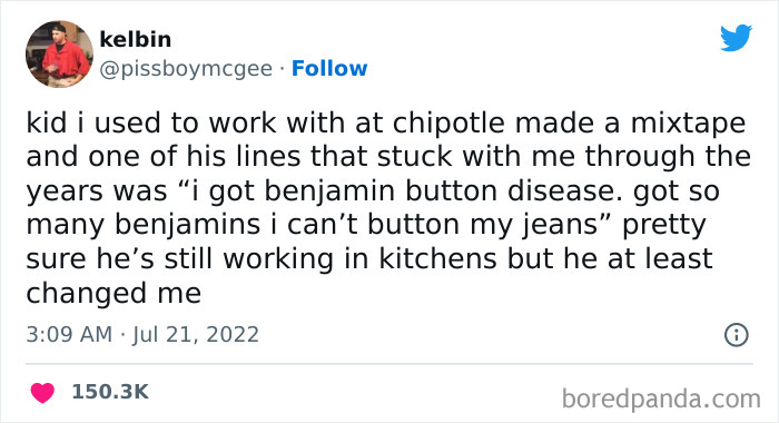 I Got Benjamin Button Disease