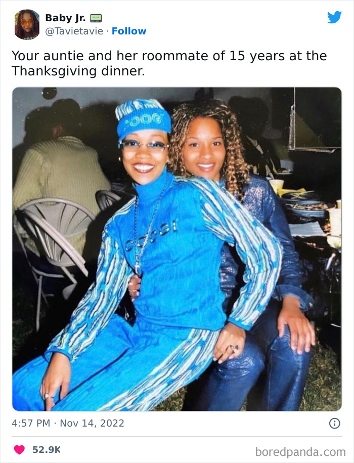 Happy Thanksgiving To All Aunties With Lifelong Roommates