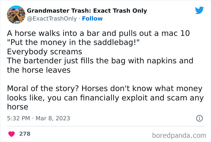 You Can Financially Exploit And Scam Any Horse