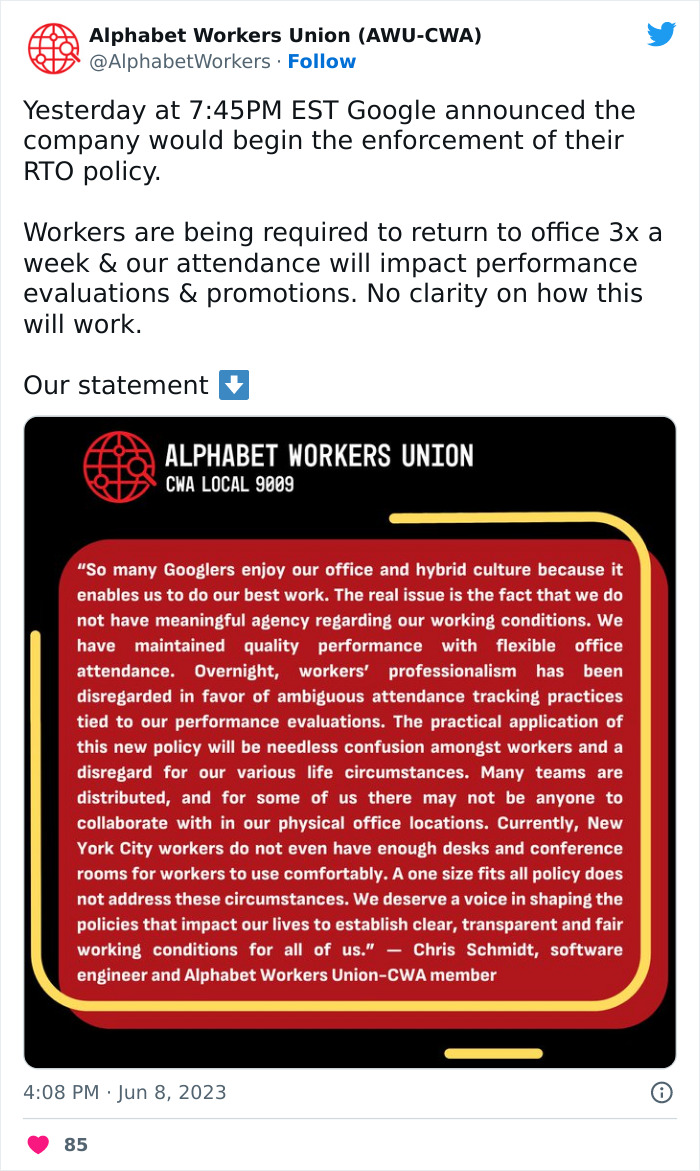 Google Slammed For Its Idea On How To Force Workers Back To The Office Google Slammed For Its Idea On How To Force Workers Back To The Office