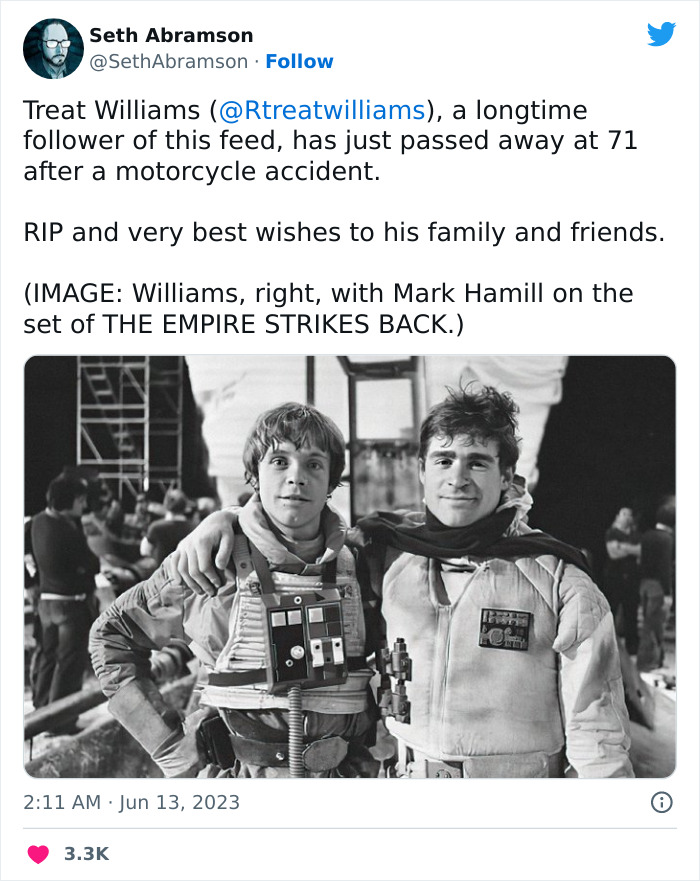 Actor Treat Williams Passes Away At 71 Following Motorcycle Crash