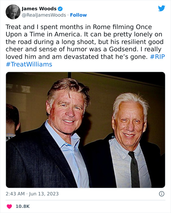 Actor Treat Williams Passes Away At 71 Following Motorcycle Crash