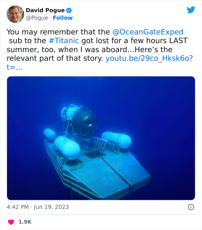 &ldquo;Banging&rdquo; Noises Detected Every 30 Minutes In Desperate Search For Titanic Tour Sub - Reporter Who Previously Rode It Says There Were &lsquo;Many Red Flags&rsquo;