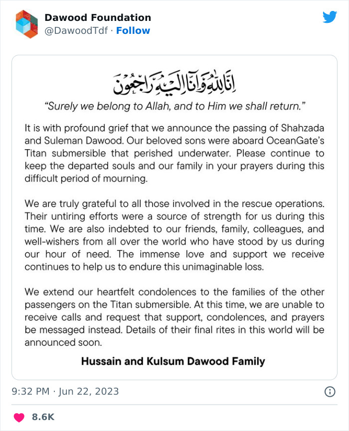 Student, 19, Who Died In Titanic Sub &lsquo;Catastrophic Implosion&rsquo; Was &lsquo;Terrified&rsquo; Before Trip, But Agreed For His Dad As A Father&rsquo;s Day Present