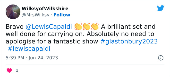 Lewis Capaldi Apologizes To Fans As He Battles Tics During The Show, And The Crowd&rsquo;s Response Is Amazing