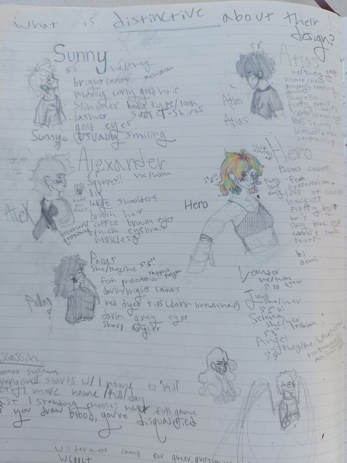 I've Been Told To Post The Rest Of My Characters So Here's Me Trying To Design Them