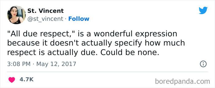 Spoiler Alert: It Is None 😘 @st_vincent