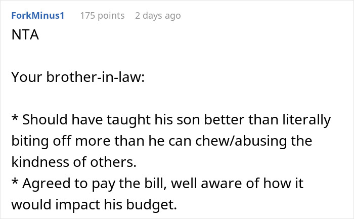 Sister's Family Tries Shaming Man For Not Paying $190 For Their Son's Steak, Despite The Man Warning The Boy Not To Order It Sister's Family Tries Shaming Man For Not Paying $190 For Their Son's Steak, Despite The Man Warning The Boy Not To Order It