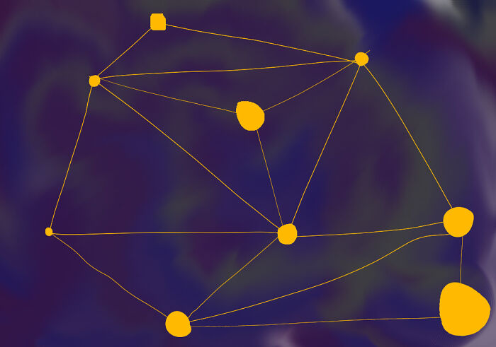 A Little Constellation Abstract