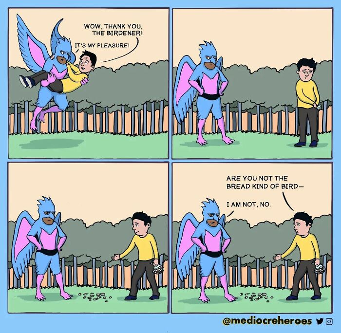 “The Mediocre Superheroes”: Artists Create Comics Showing The Other Side Of The Life Of A Superhero (42 New Pics)